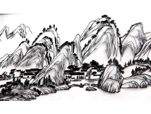 芜湖铁画的山水画写生技法