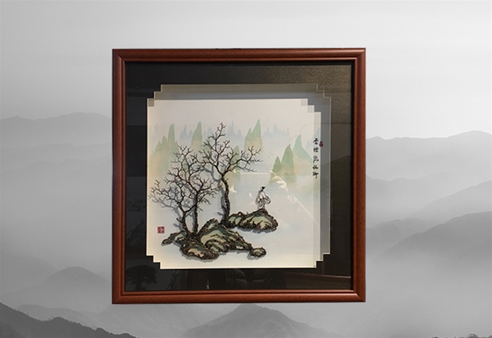 彩色铁画