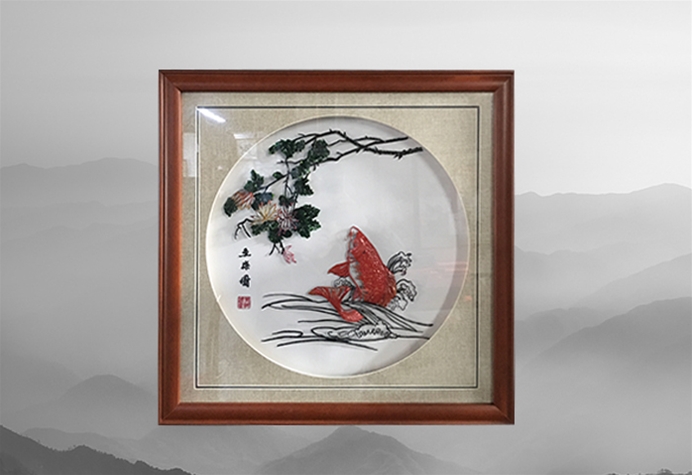彩色铁画