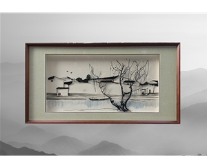 彩色铁画