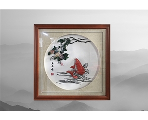 彩色铁画